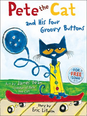 cover image of Pete the Cat and his Four Groovy Buttons